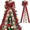 57x13 Inches Creative Handmade Christmas Tree Bow Topper Decoration